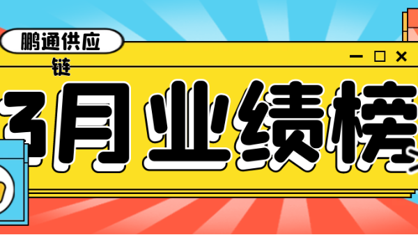 不斷超越自我，就能遇見美好！——鵬通3月光榮榜！